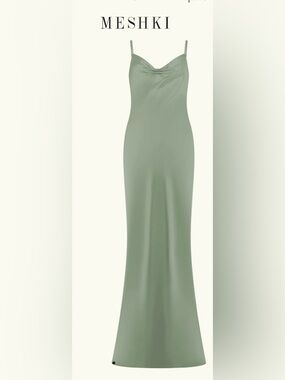 Meshki | Dresses | Meshki Elegant Satin Wedding Dress | Poshmark